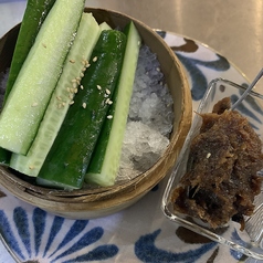 冷やしキュウリ油味噌