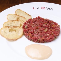 馬肉のタルタル 能美市・高橋糀店味噌とラズベリーヴィネガー