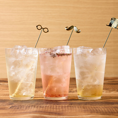 【各種】継ぎ足し(鰹梅・昆布梅・飛魚梅)サワー