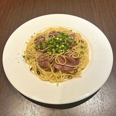 合鴨のペペロンチーノ