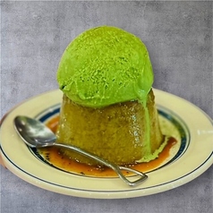 自家製抹茶プリン
