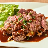 素材の旨味を最大限に引き出す肉料理！