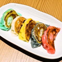 カラフル五色一口餃子