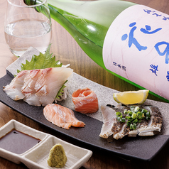 旬の食材を使用♪絶品お造りを堪能できる！