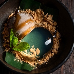 水わらび餅とアイス