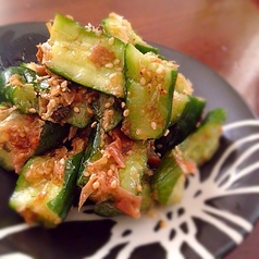 かち割り梅塩胡瓜