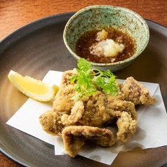 豚タンの唐揚げ　にんにくおろしポン酢