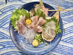 アジ３点盛定食