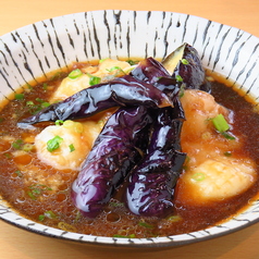 茄子とお餅の揚げ出し