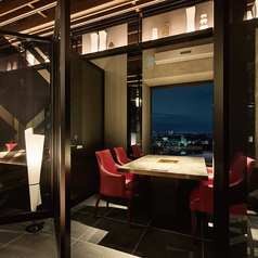 記念日・デート・女子会に。半個室で夜景をお楽しみ頂けます。※席の指定は要望に添えない場合があります