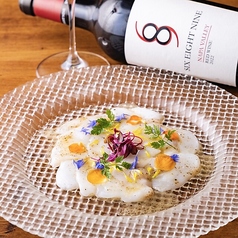 生タコのカルパッチョ　華やかな香り