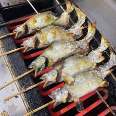 【活魚貝】稚鮎の塩焼き 2本