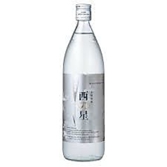 【麦】本格麦焼酎 西の星25度<ロック・ストレート・水割・お湯割>　ボトル(900ml)