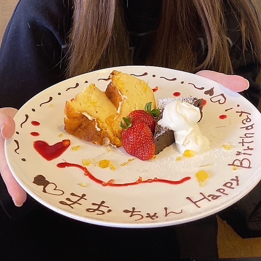 ガシキッチンでは各種デザートプレートもご用意させていただいております☆