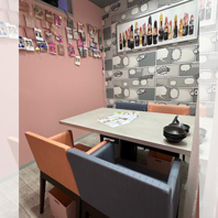 ユニークでカジュアルな雰囲気