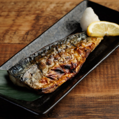 鯖の炭火焼き