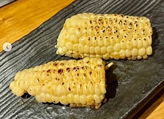 京ホワイトコーンのバター醤油焼き