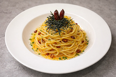 にんにくとたらこのペペロンチーノ