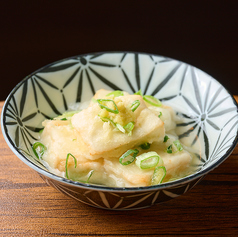 旨味はんぺん天ぷら(のどぐろ出汁掛け)