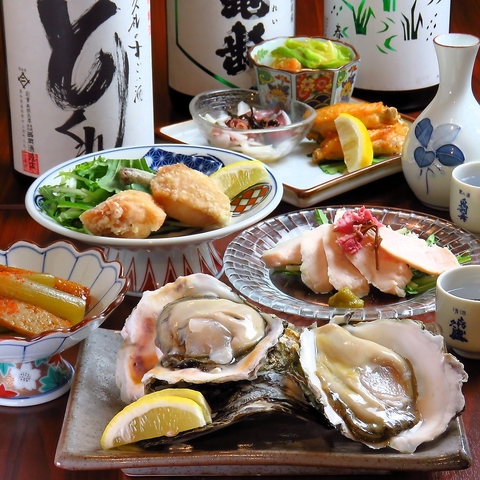 《美味しい》と《安全》を追求するかき屋～季節のおばんざい、日本酒と共に旬の牡蠣を