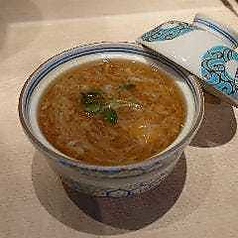 揚げ海老芋の蟹あんかけ