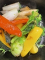 料理メニュー写真 色とりどり焼き野菜~野菜に合わせた薬味で~