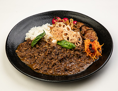 ホット野菜のスパイシーキーマカレーライス