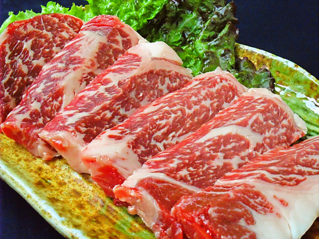ジューシーな上ロース。香ばしい香りがたまらない