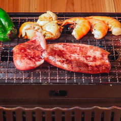 海鮮バーベキューも楽しめる♪