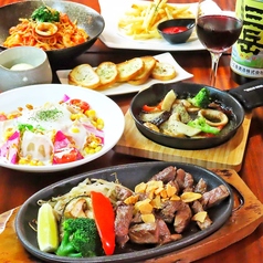 鉄板焼いいとこどりのコース写真