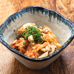 梅くらげ/タコわさび/鶏キムチ和え 各