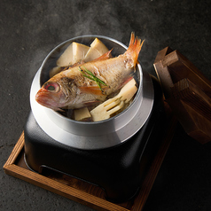 絶品!!赤むつと筍の釜飯