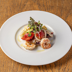 海の幸と彩り野菜のマリネ