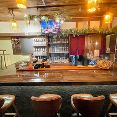 ここがカウンターの特等席