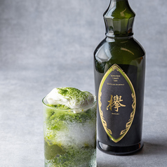 ＜国産宇治抹茶と欅ジンのかき氷＞