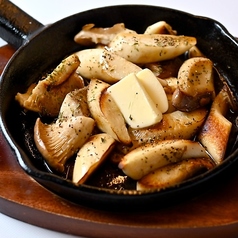 鉄板エリンギバター