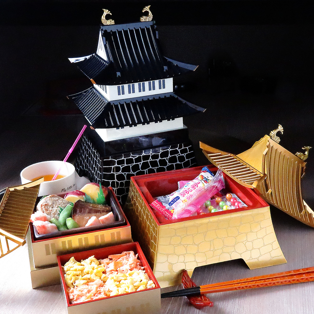 【キッズ限定】お城型のお子様御膳♪選べるキッズドリンクや駄菓子まで付いて大満足間違いなしです★