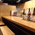 カウンター席はカップルにおススメです。
