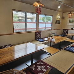 ゆったり掘りごたつ席。お子様連れや大人数でのお客様にピッタリのお席です♪最大20名様までゆとりを持ったお席でおくつろぎいただけます。