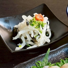 とらふぐ皮湯引きポン酢