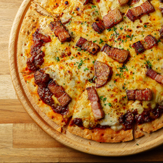 タコミートとベーコンのpizza