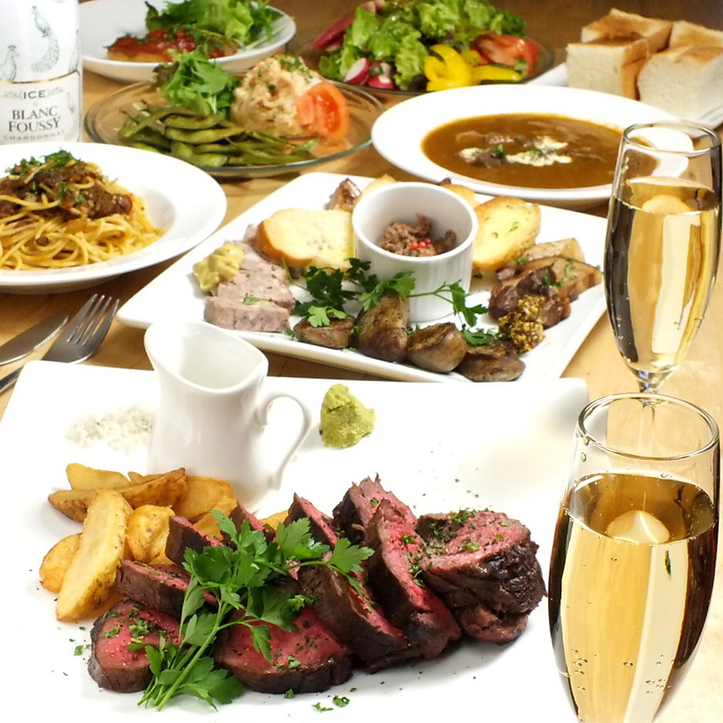 ボリュームたっぷりのシェアコース3500円～