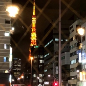 お部屋からは、東京タワーが見えます。