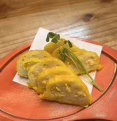 揚げたて!辛子蓮根