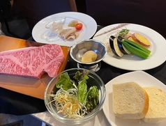 ステーキ春山のコース写真