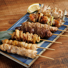 迷ったらコレ!定番人気の串焼き盛り合わせ