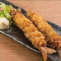 食べ応え抜群◎大好評の大きい海老フライをご堪能あれ♪
