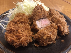 はくばの豚の上ヒレカツ定食