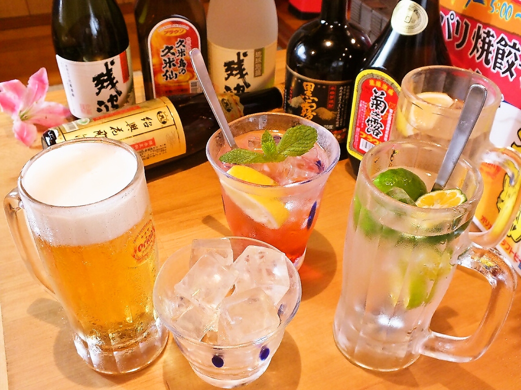 【お店のウリその２】飲み放題付きコースも！単品での注文もOK！！