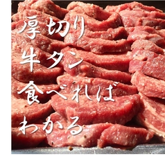厚切り牛タン《炭火焼》お試しコース　※お食事少量